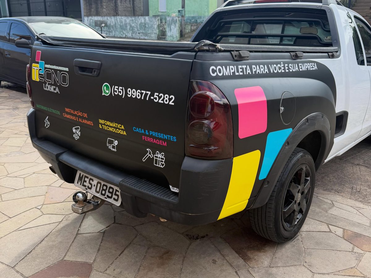 Pickup da Tecno Lógica com plotagem colorida